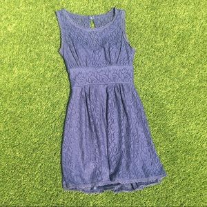 B. Darlin Elegant Navy Blue Lace Dress